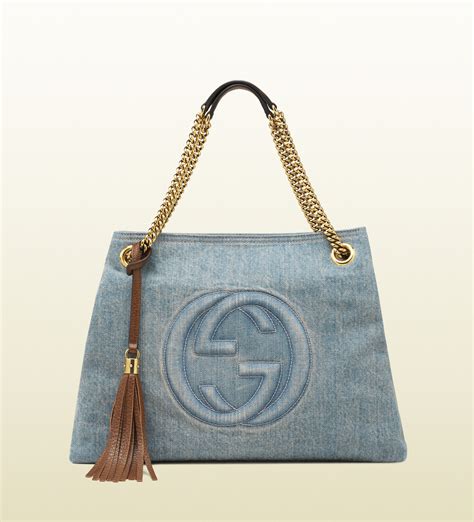 Gucci soho denim bag